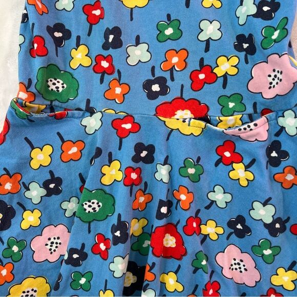 Hanna Andersson girls blue floral dress. Size 100cm 4. Excellent condition! - Picture 3 of 4